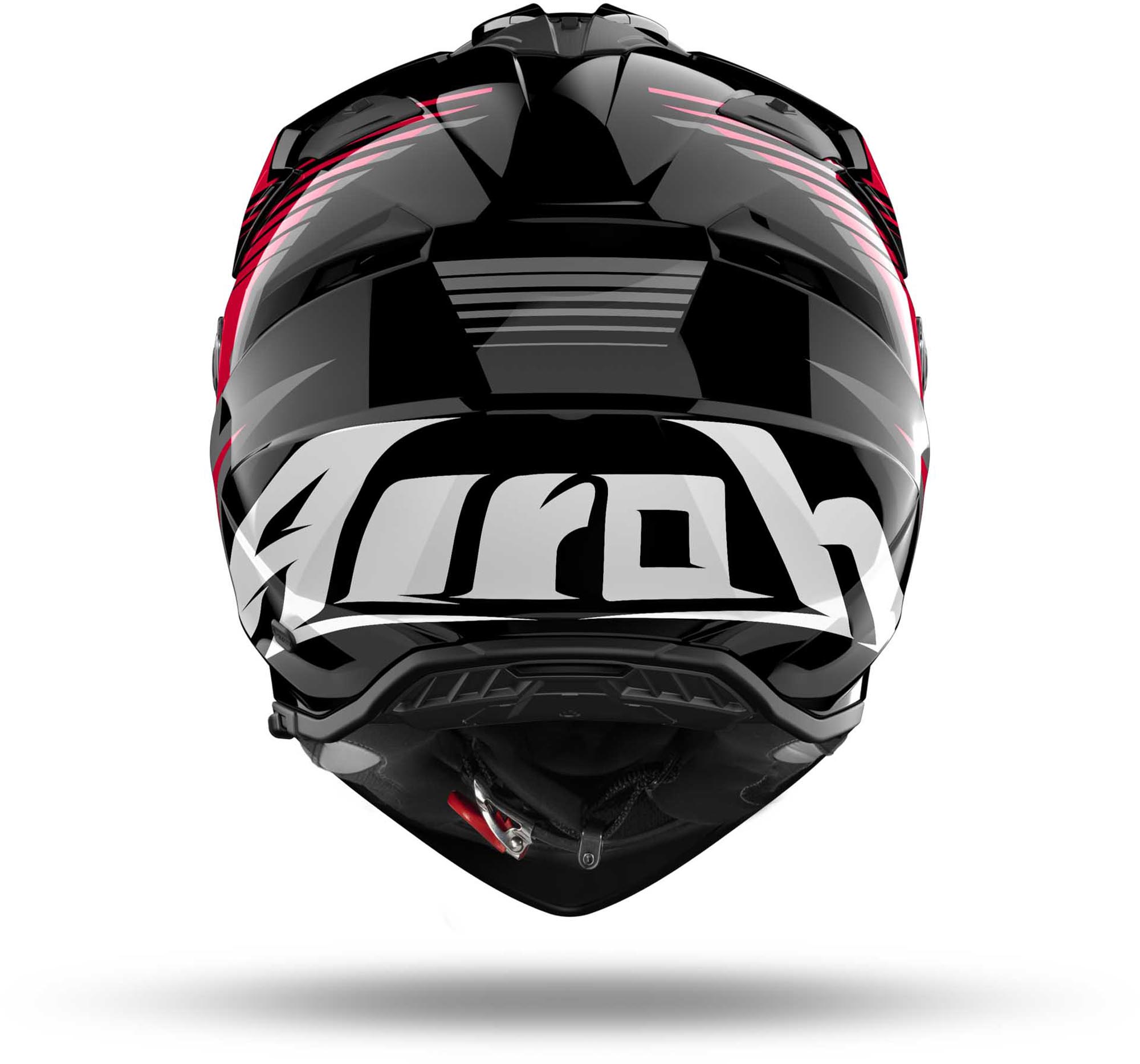 Airoh Bandit Spicy Enduro helma černá/šedá/červená S (55/56) Obrázek 3