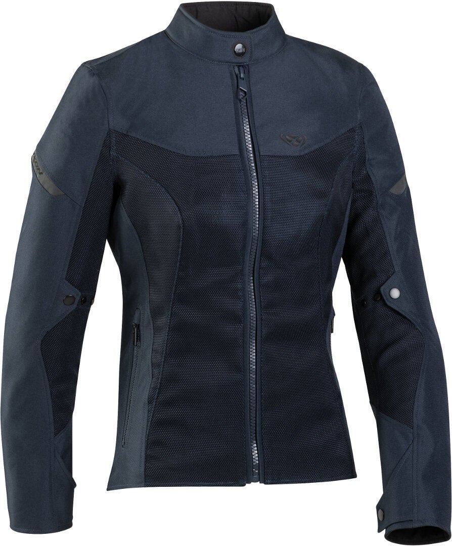 Ixon Fresh Damer Motorcykel Textil Jacka Mörkblå XL Figur 1