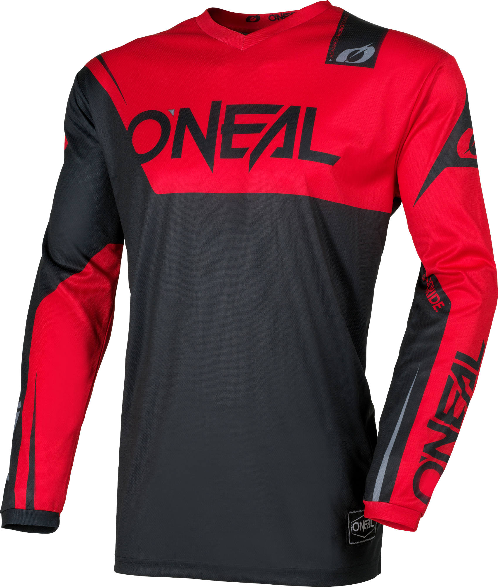 Oneal ELEMENT RACEWEAR Motocross trøje sort/rød L Figur 1