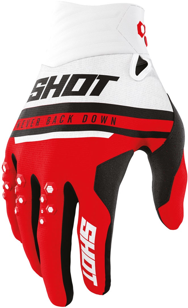 Shot Contact Shining Motocross Handschuhe rot 9 Abbildung 1