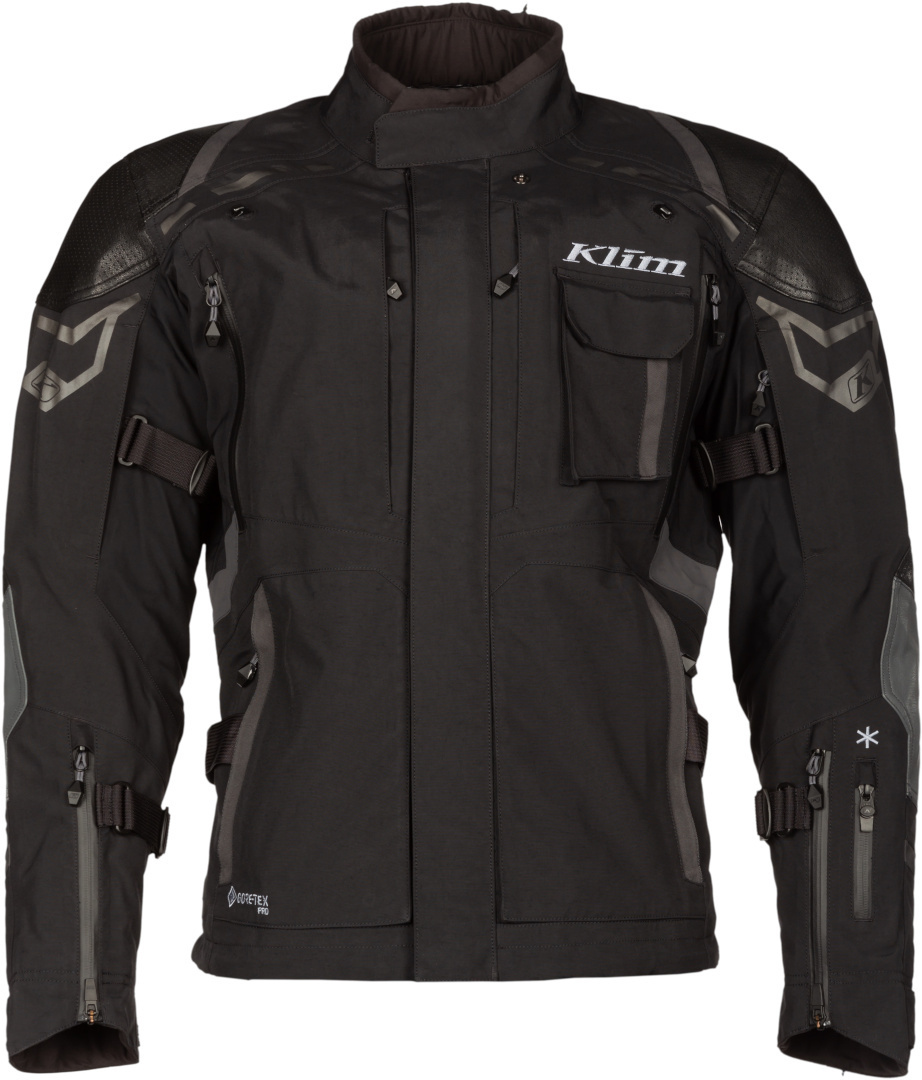 Klim Kodiak Motorcycle Textile Jacket black/grey 26 Figure 24