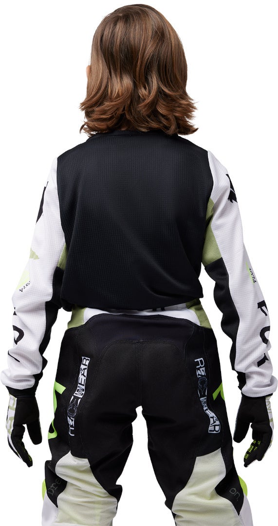 FOX 180 Race Spec Camisa de Motocross Juvenil verde SIM Figura 2