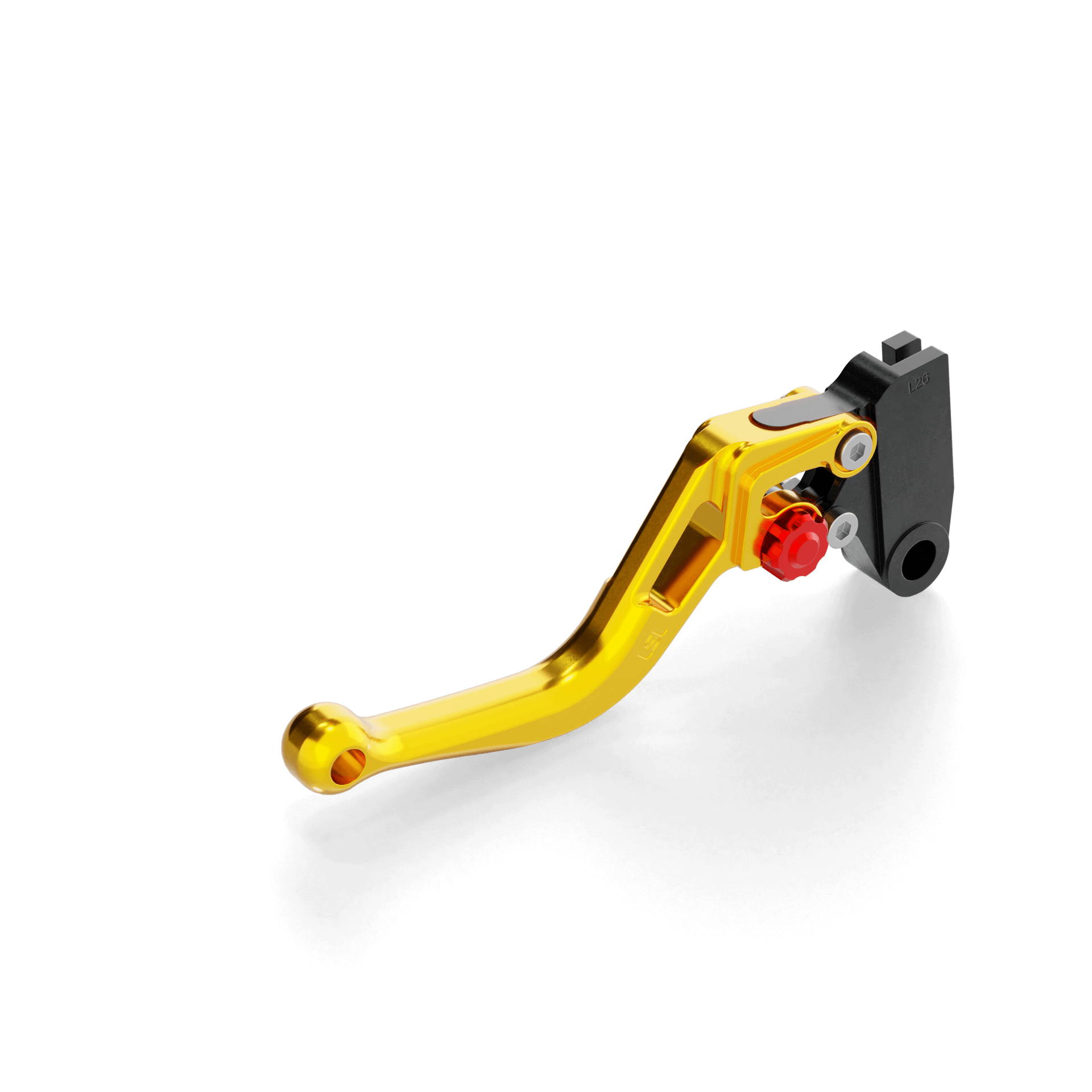 LSL Kupplungshebel BOW L14, kurz Gold Red Figure 3