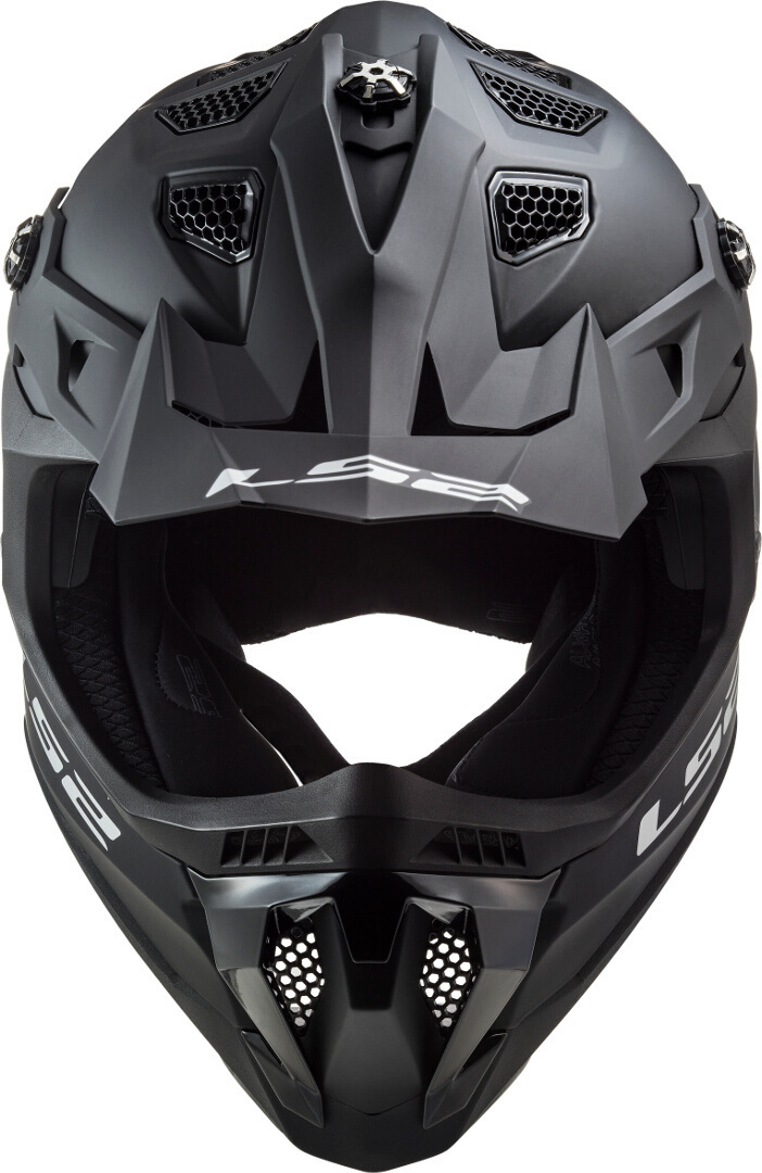 LS2 MX700 Subverter Evo II Solid Motokrosová přilba Black Matt M (57/58) Obrázek 7