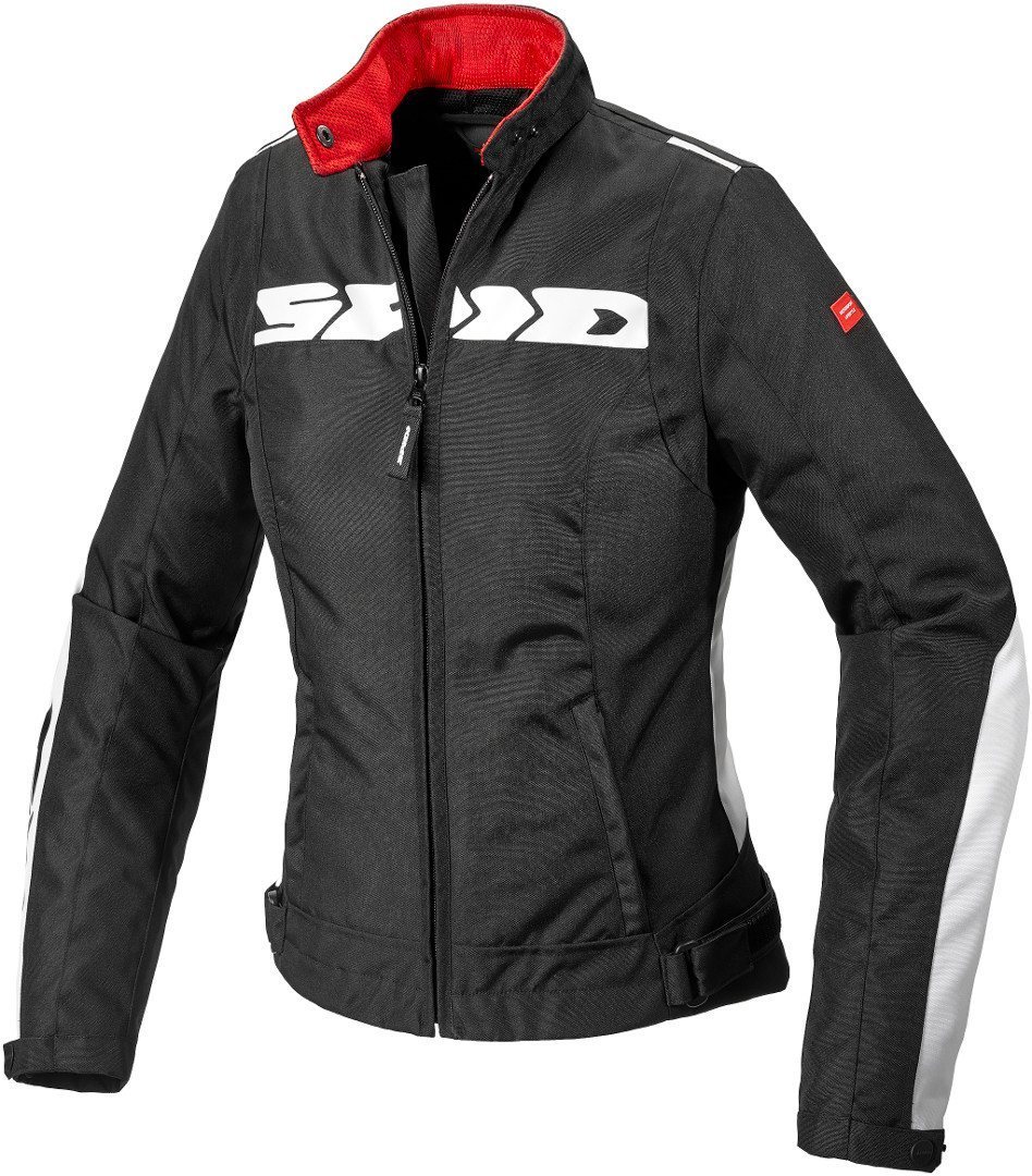 Spidi H2Out Solar Ladies Motorcycle Textile Jacket black/white L Figure 1