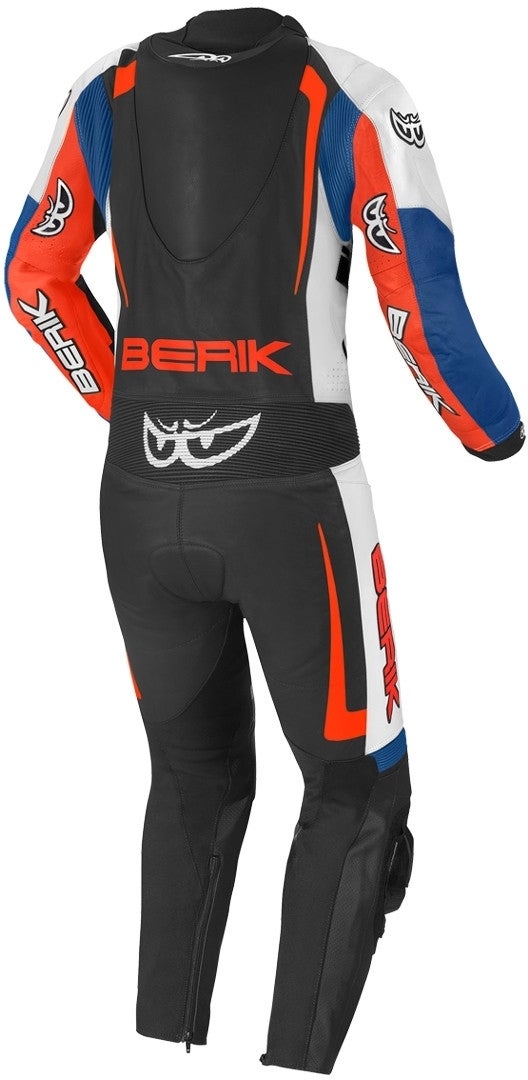 Berik Race-X 1-Teiler Motorrad Lederkombi schwarz/weiß/rot/blau 60 Abbildung 2