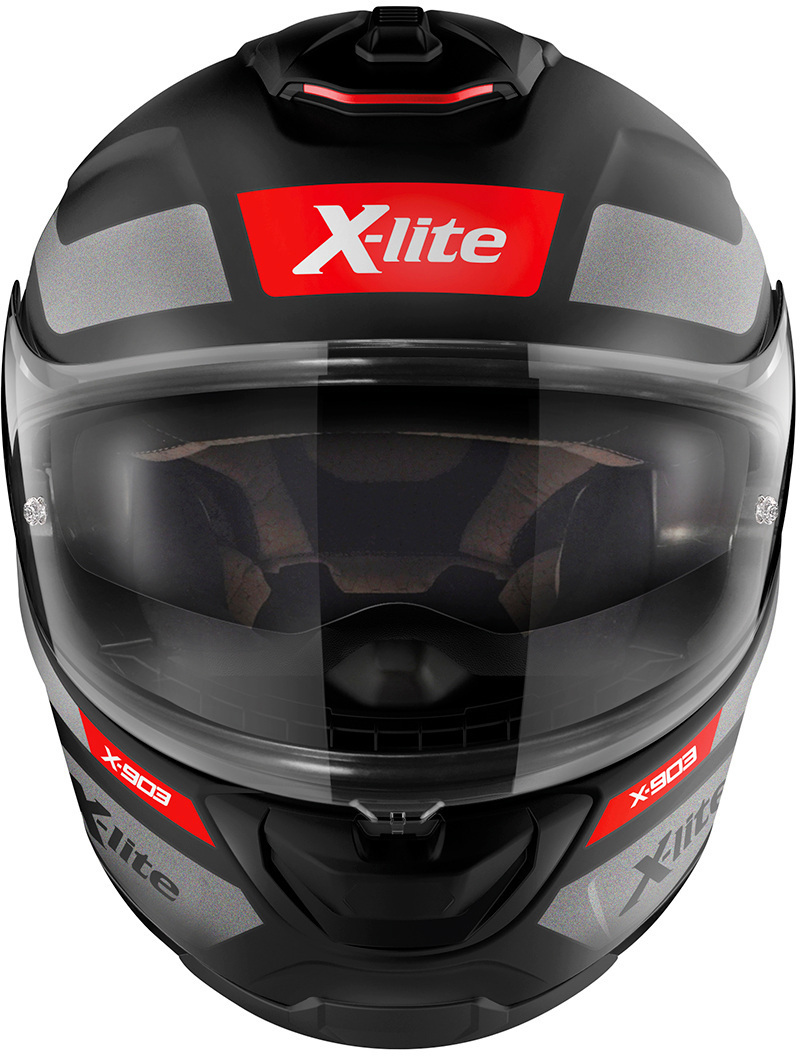 X-lite X-903 Airborne N-Com Capacete preto/cinza/vermelho L (60) Figura 3