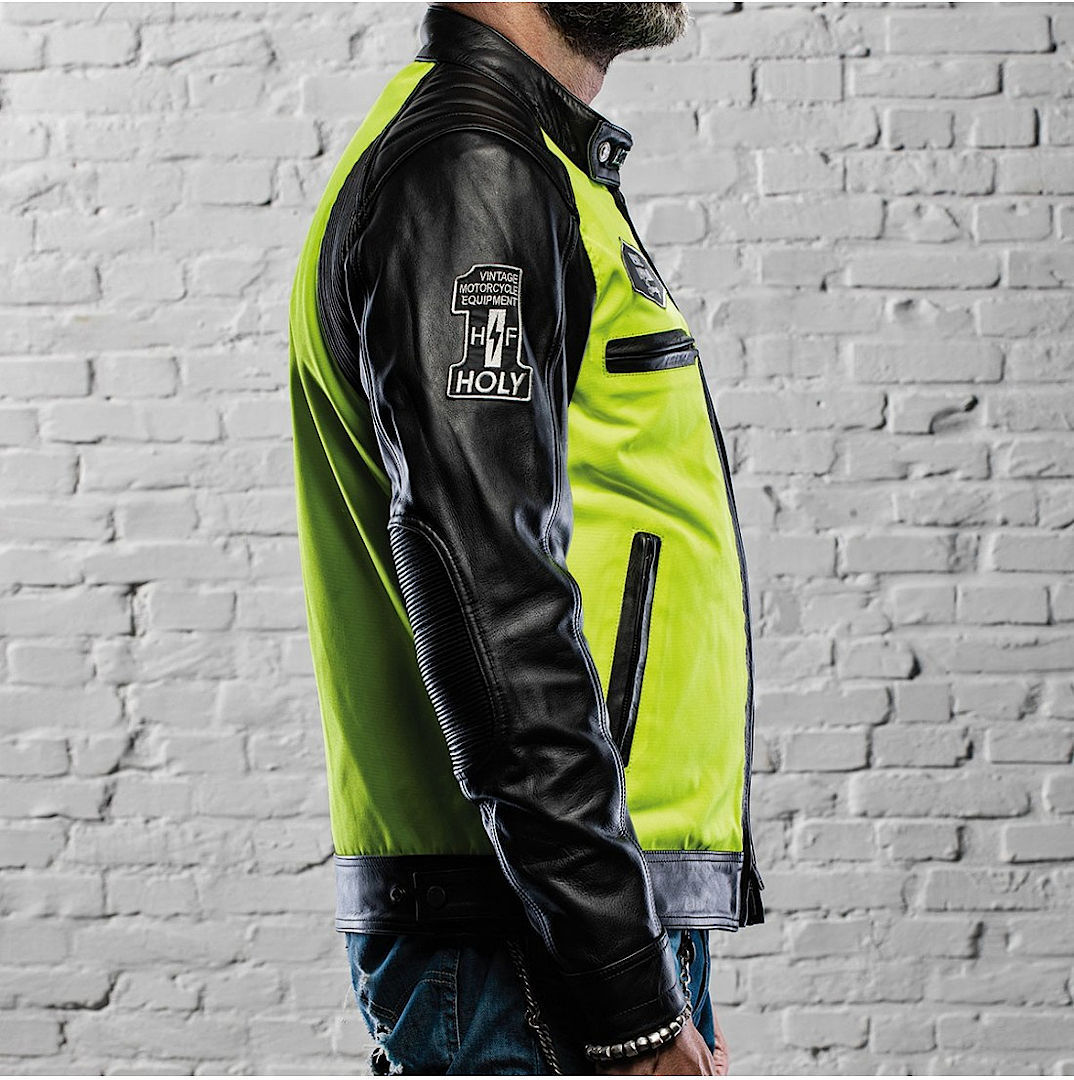 HolyFreedom Zero Vision Motorcycle Leather Jacket L Figure 5