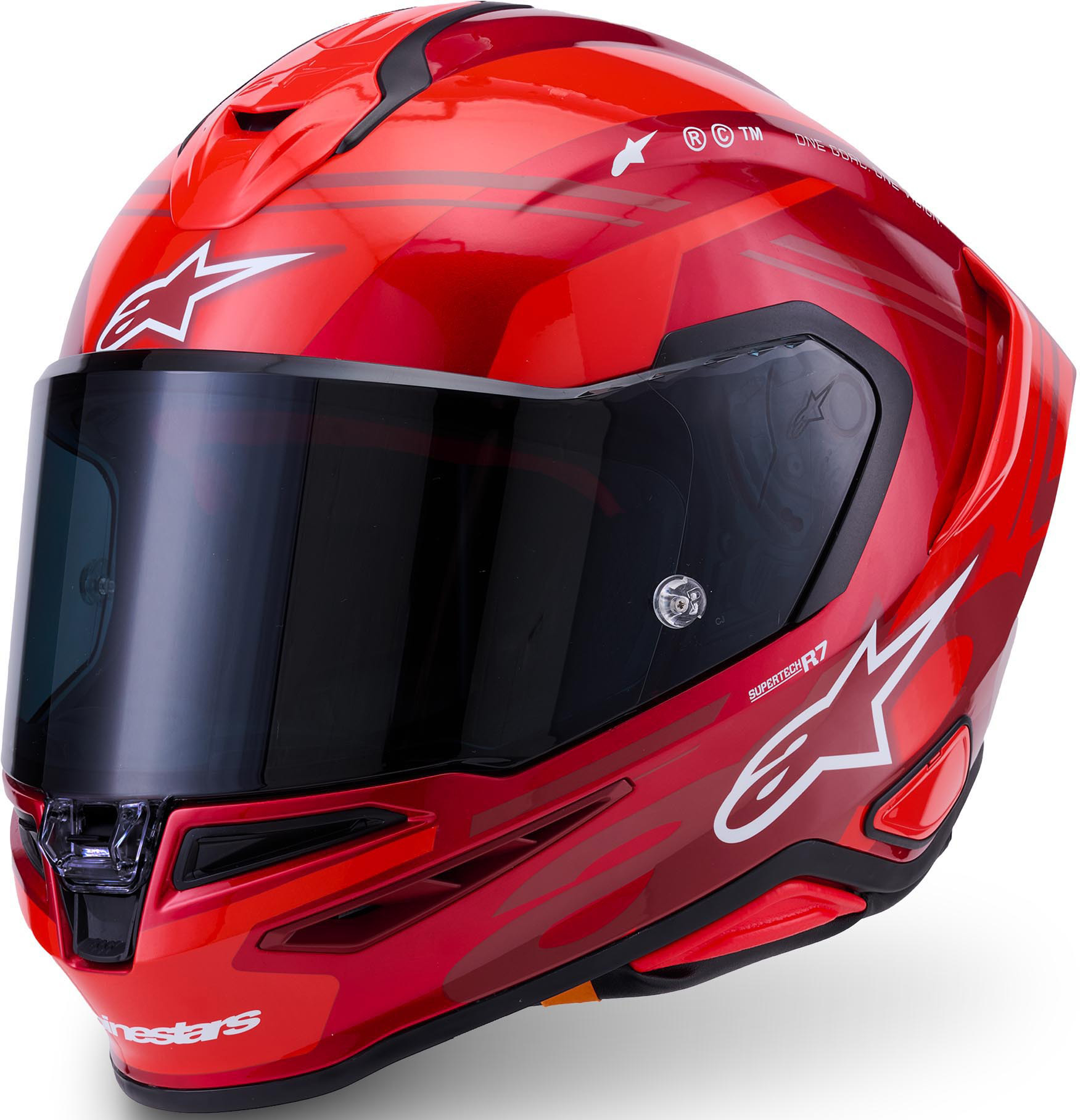 Alpinestars S-R7 A-Core Helm rood/wit L Figuur 1