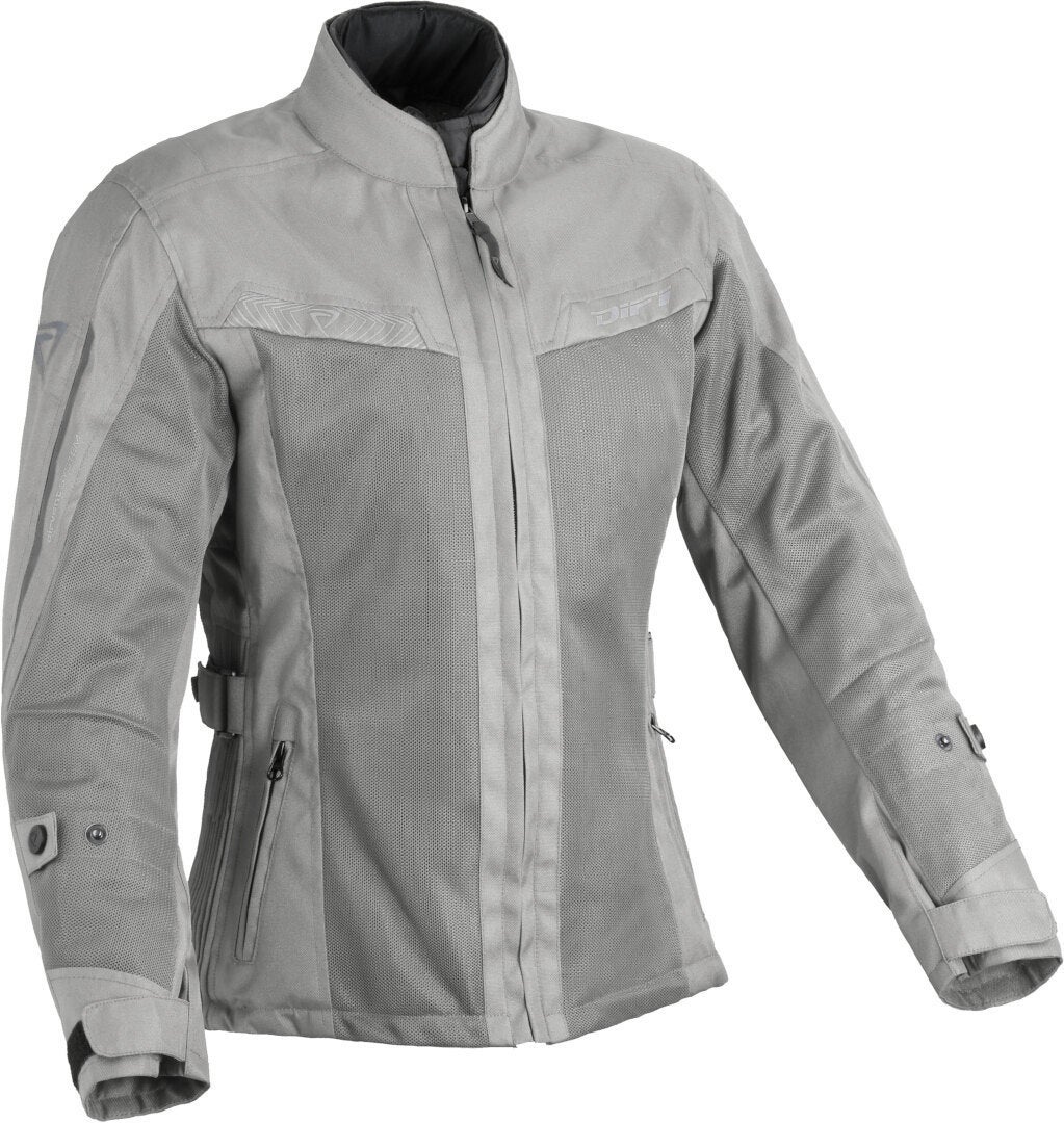 DIFI Joni Aerotex Damen Motorrad Textiljacke hellgrau XXL Abbildung 1