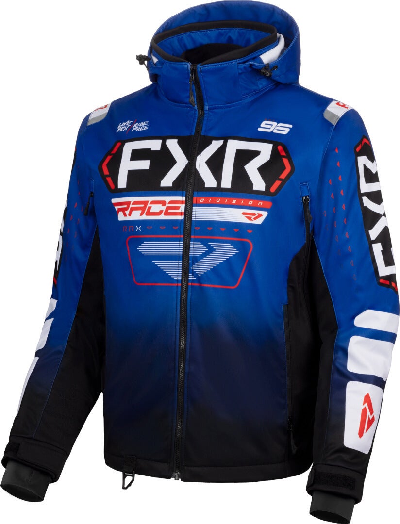 FXR RRX 2025 Giacca da motocross impermeabile blu/nero/rosso XL Figura 1