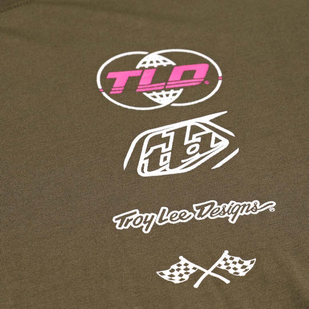 Troy Lee Designs Skyline Ride Worldwide Langarmoverhemd Olive L Figuur 5