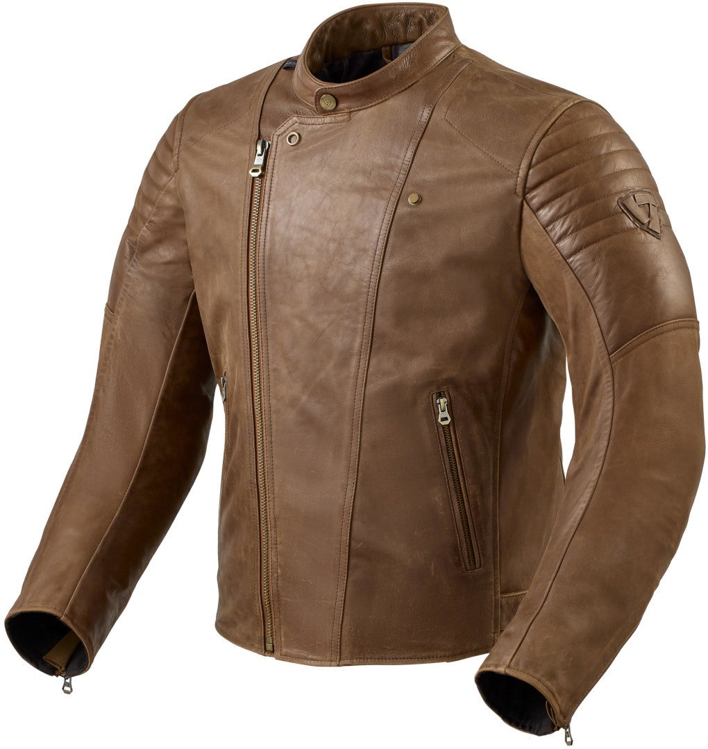 Revit Surgent Motorcycle Leather Jacket brown 56 Figure 1