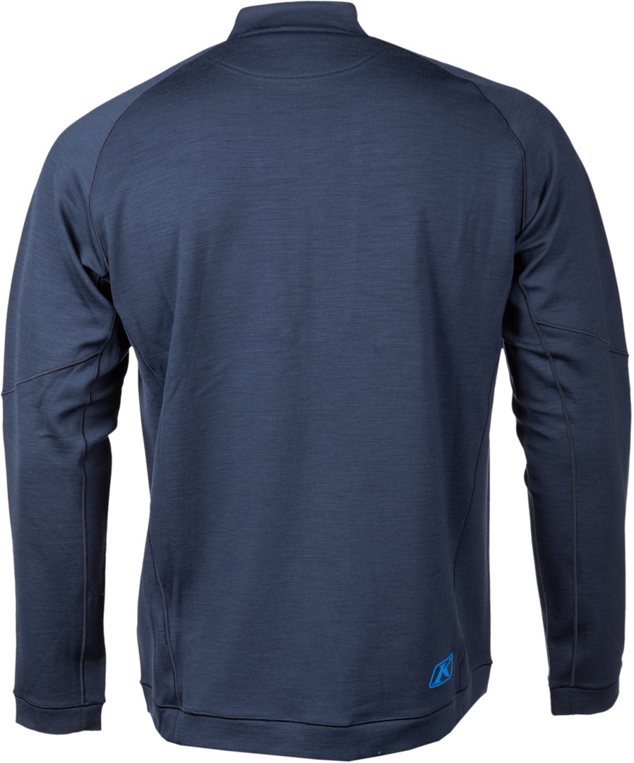 Side view of Klim Teton Merino 1/4 Zip Functional Shirt