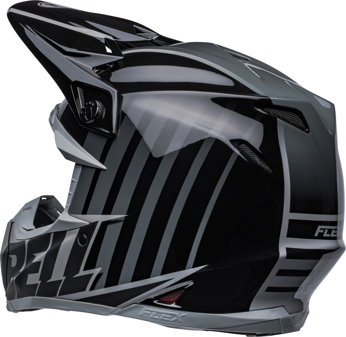 Bell Moto-9S Flex Sprint Motocross hjelm sort/grå M Figur 5