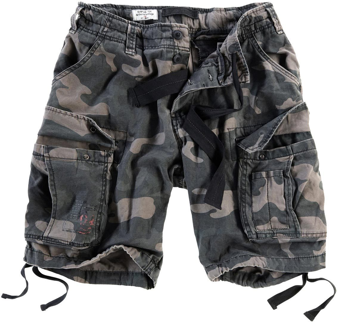 Surplus Airborne Vintage Shorts Sort camouflage 5XL Figur 1