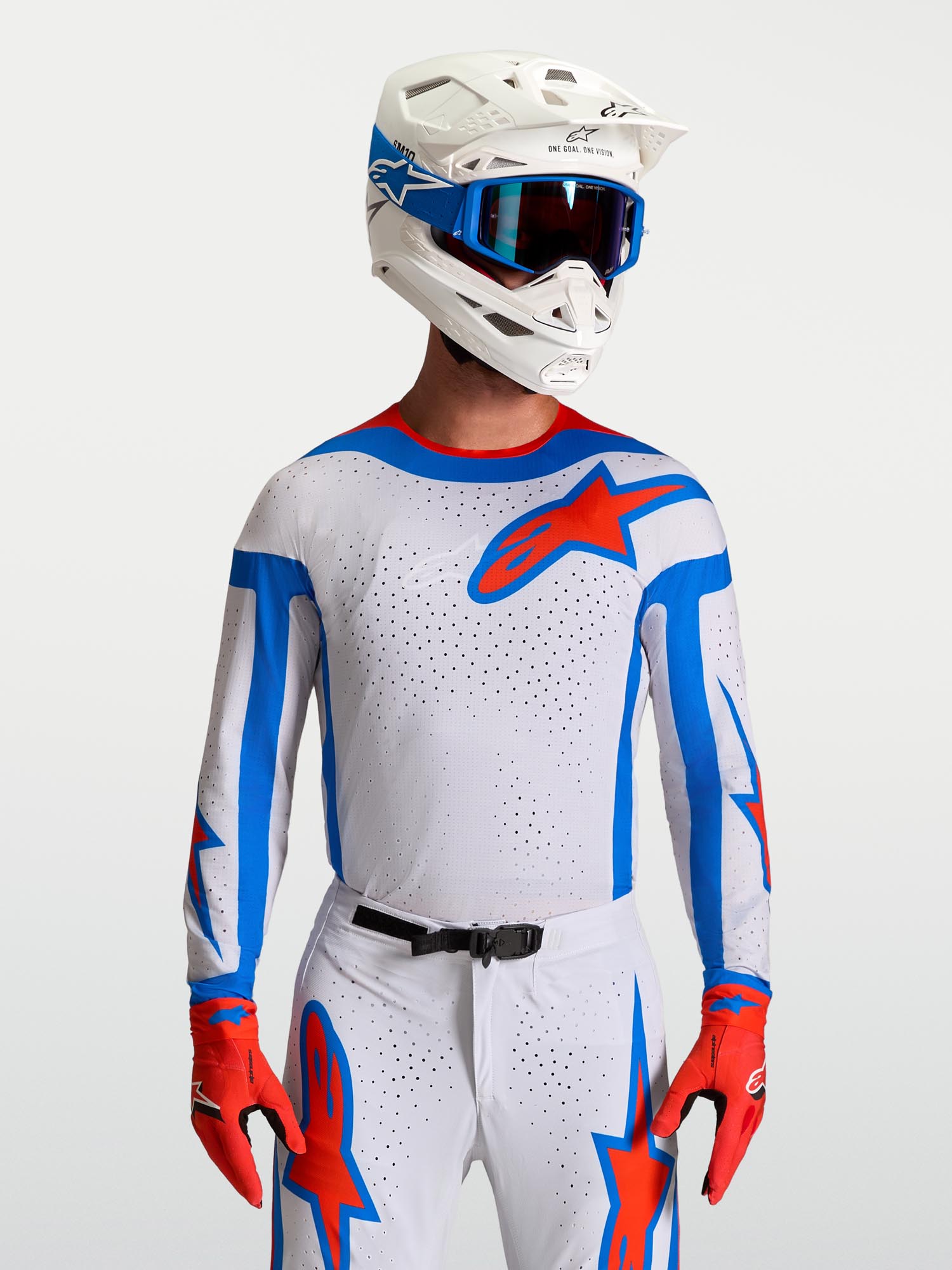 Alpinestars Supertech Vesta Motocross Jersey lila/rot 2XL Abbildung 7
