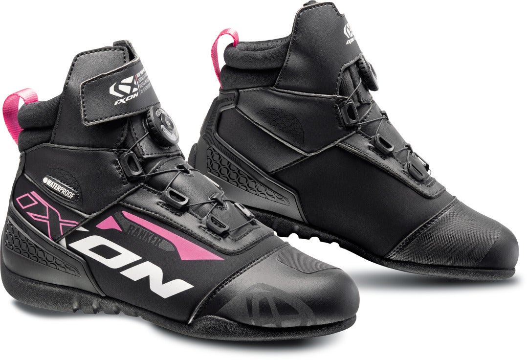 Ixon Ranker WP Damen Motorradschuhe schwarz/weiß/fuchsia 38 Abbildung 1
