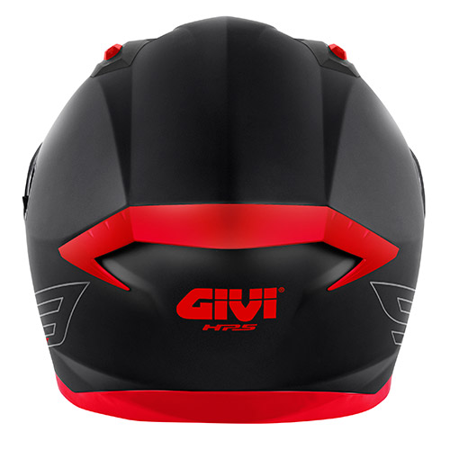 GIVI 50.9 Sport Basic Atomic Шлем чёрный матовый/серебристый/красный M Рисунок 3