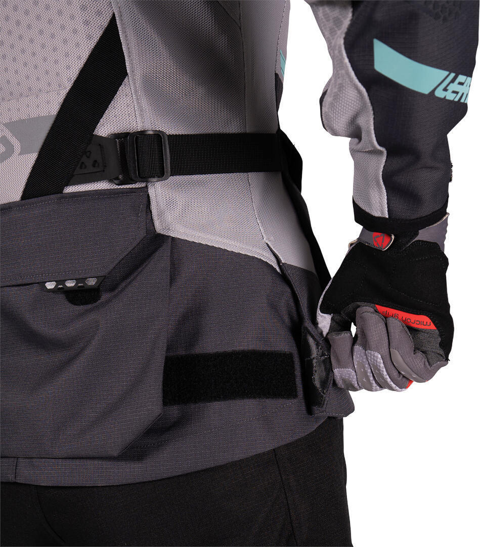 Leatt ADV Flowtour 5.5 Damen Motorrad Textiljacke dunkelgrau/hellgrau L Abbildung 13