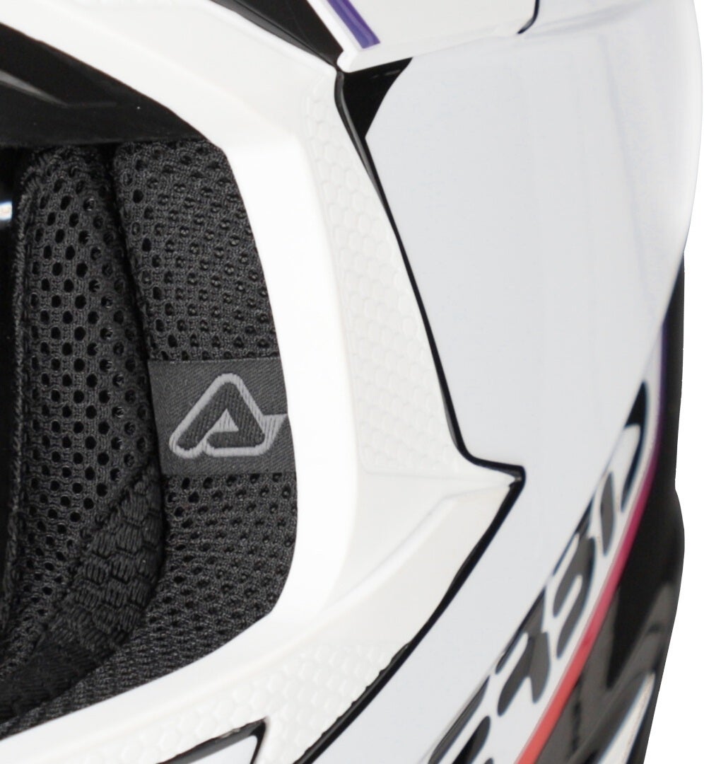 Acerbis T711 Casco da motocross bianco/nero XL (61/62) Figura 7