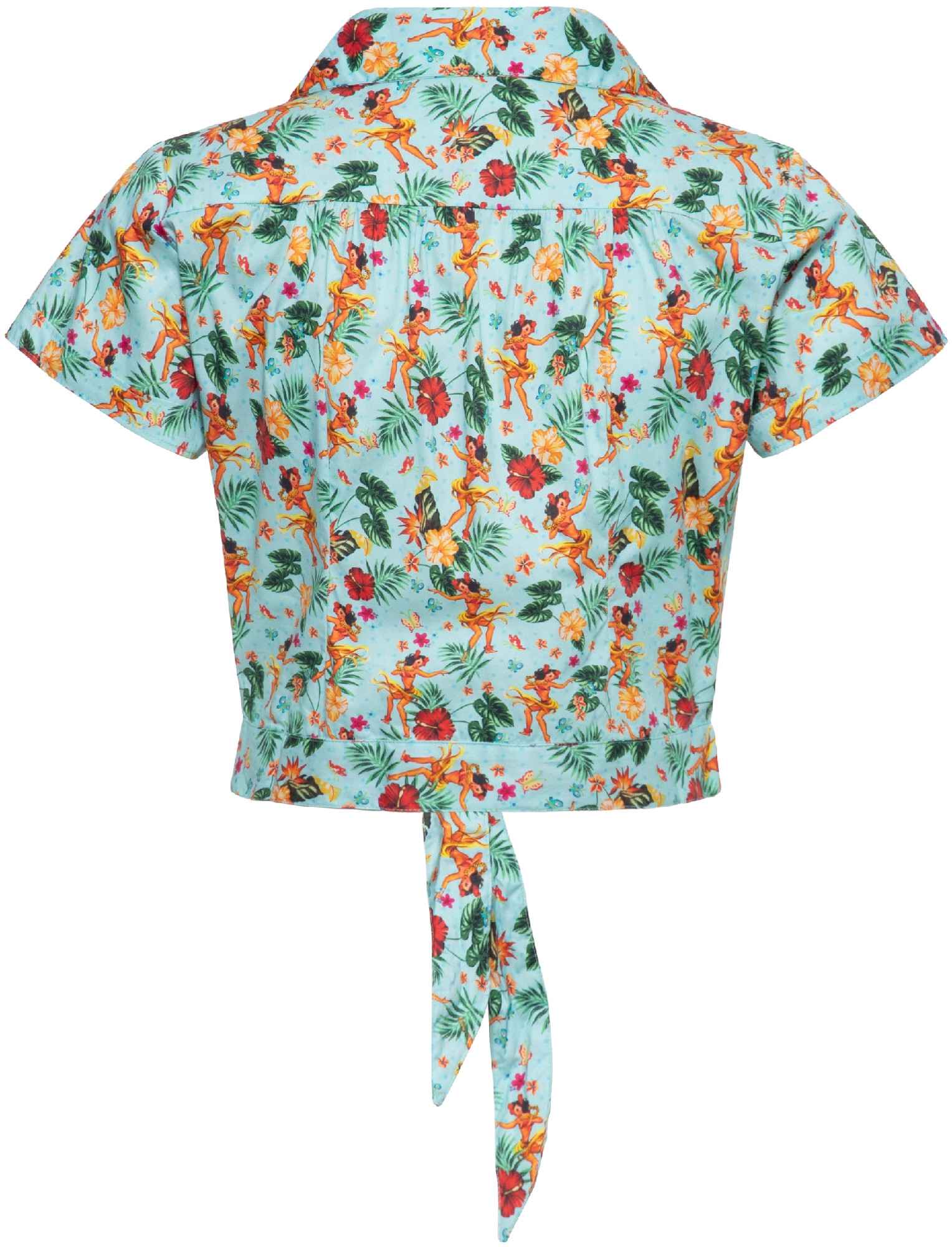 Queen Kerosin Hula Girls Damen Bluse S Abbildung 2