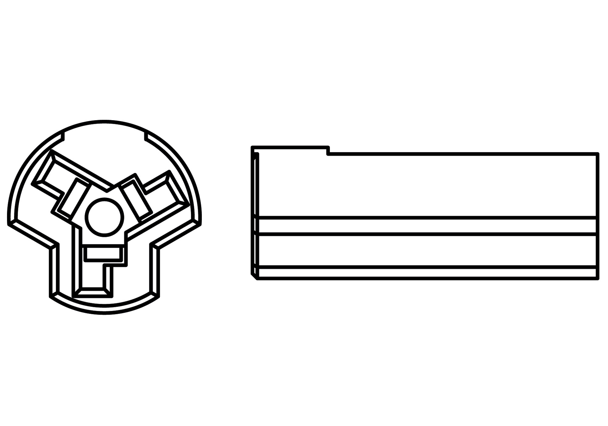 Cablu adaptor indicator PROTECH (pereche) pentru diverse modele Suzuki/Yamaha negru Figura 2