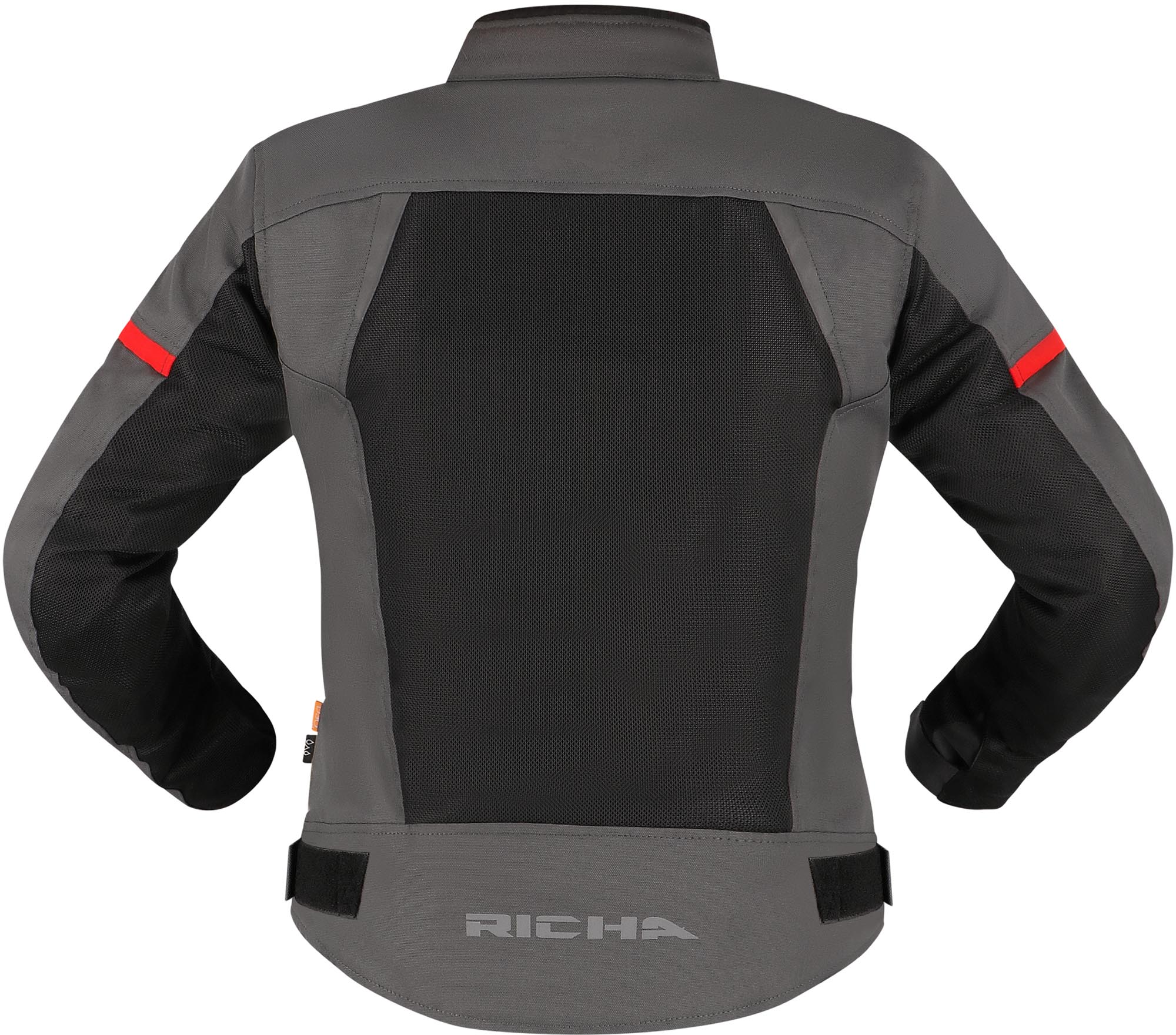 Richa Auyan waterproof Ladies Motorcycle Textile Jacket grey/red L Figure 2