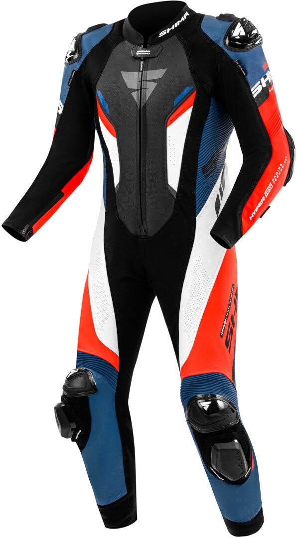 SHIMA Hyper RS perforated One Piece Motorcycle Leather Suit-image-604841730