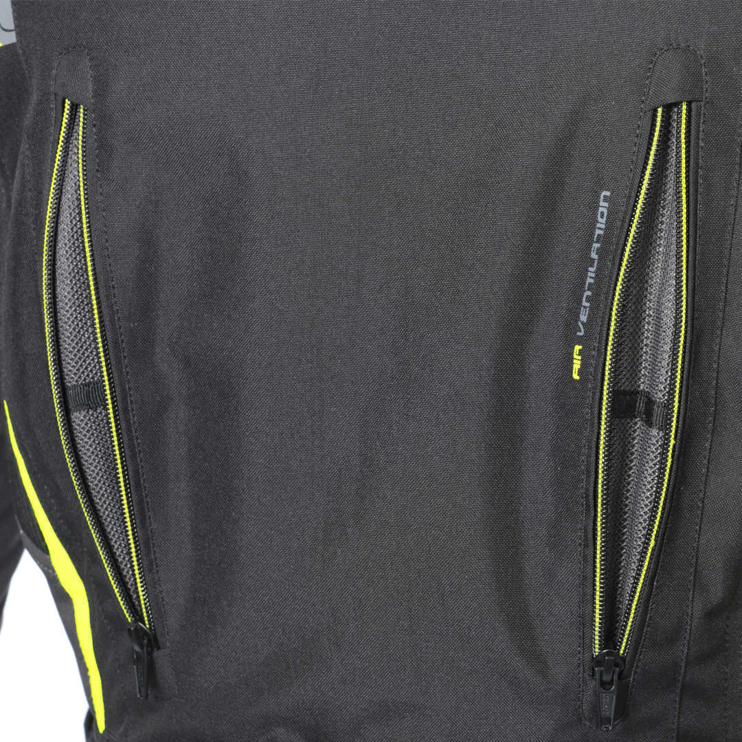 Büse Jana Damen Motorrad Textiljacke schwarz/grau/gelb 40 Abbildung 3