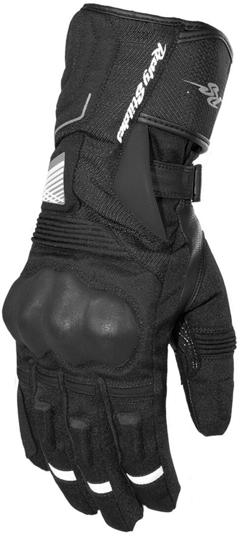 Rusty Stitches Ryder Vandtætte motorcykelhandsker Sort 4XL Figur 1
