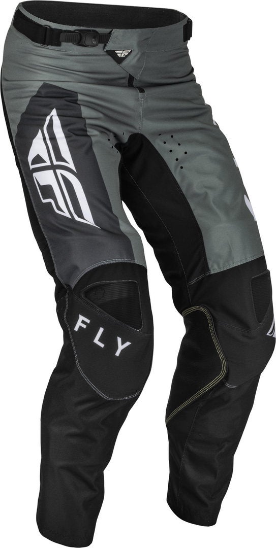 Fly Racing Kinetic Jet Motocross Hose hellgrau/dunkelgrau/schwarz 40 Abbildung 1