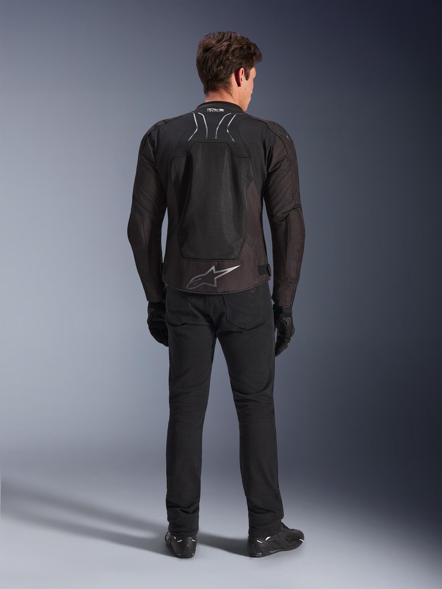 Side view of Alpinestars SMX Air Perforated Motorcycle Textile Jacket