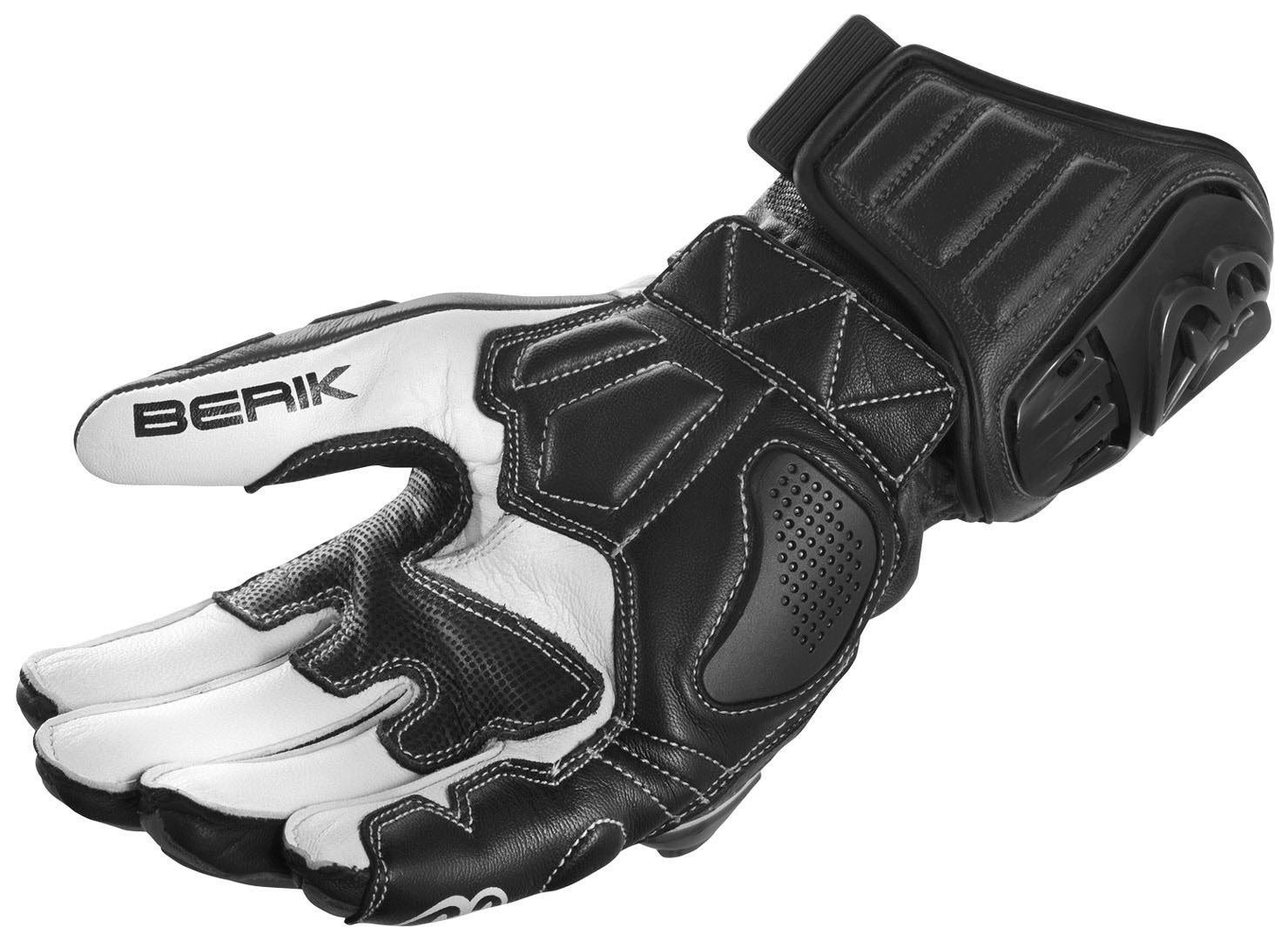Berik Track Plus Motorcykel handsker Sort/hvid L Figur 2