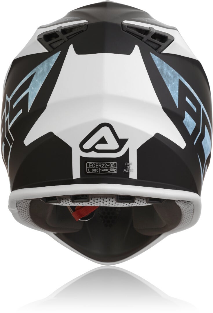 Acerbis Linear Capacete de Motocross Azul celeste/branco M (57/58) Figura 4