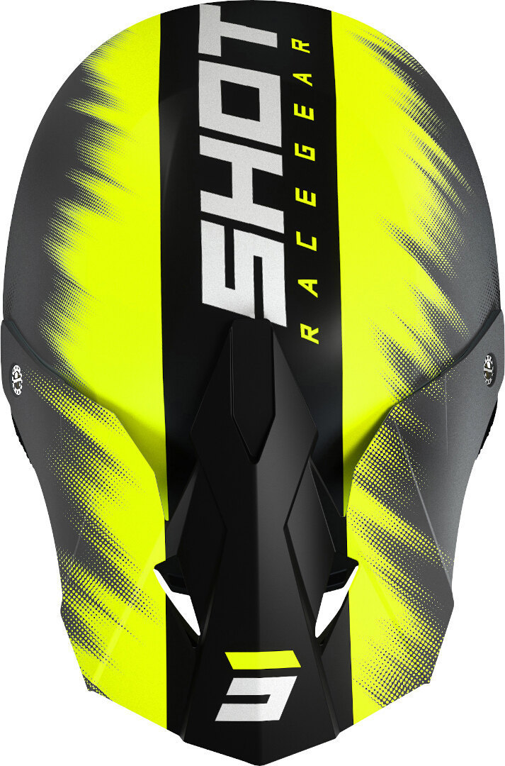 Shot Furious Versus Cască de motocross negru/galben M (57/58) Figura 3