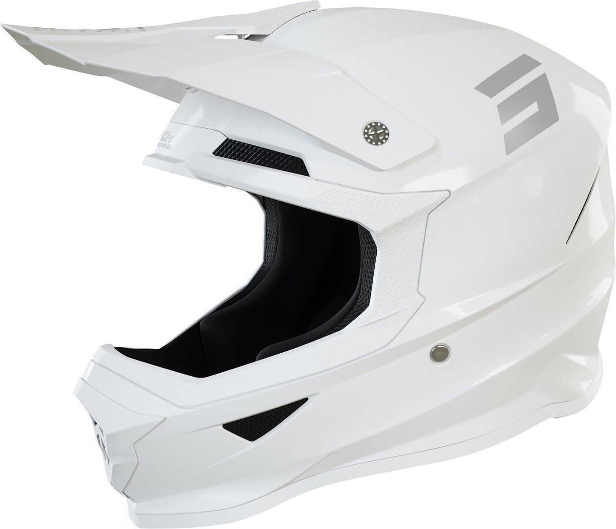 Shot Furious Solid 2.0 Casco motocross Bianco S (55/56) Figura 1