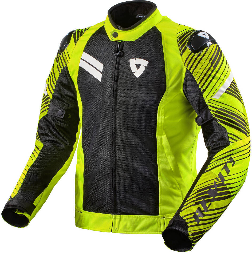 Revit Apex Air H2O Motorrad Textiljacke schwarz/gelb M Abbildung 1