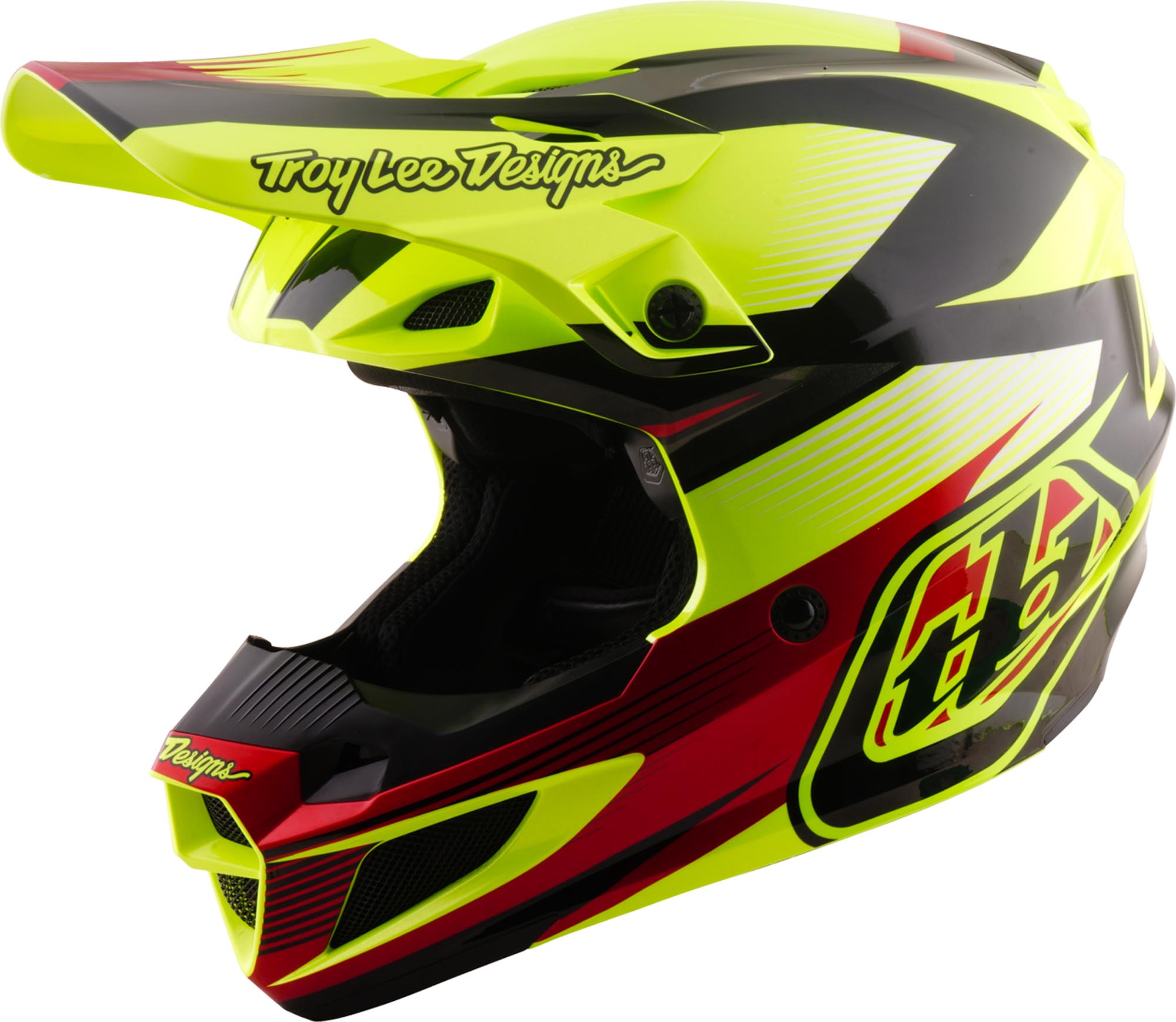 Troy Lee Designs SE5 Polycarbonate MIPS Ripper Motocross-kypärä keltainen M (57/58) Kuva 1