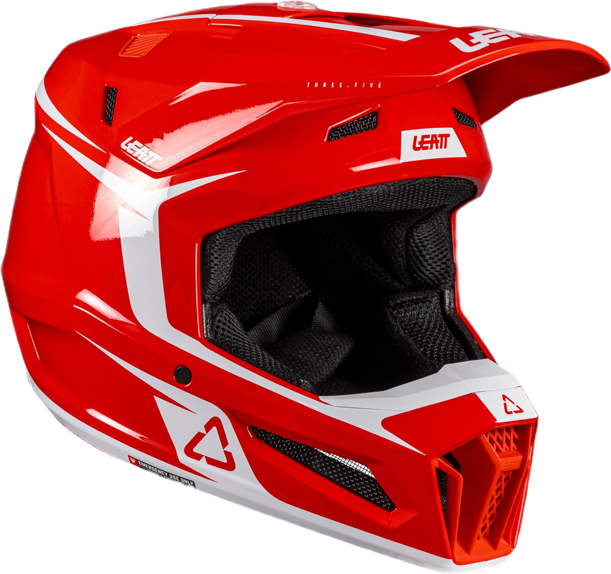 Leatt 3.5 V26 Motorcrosshelm met bril rood/wit XL (61/62) Figuur 2