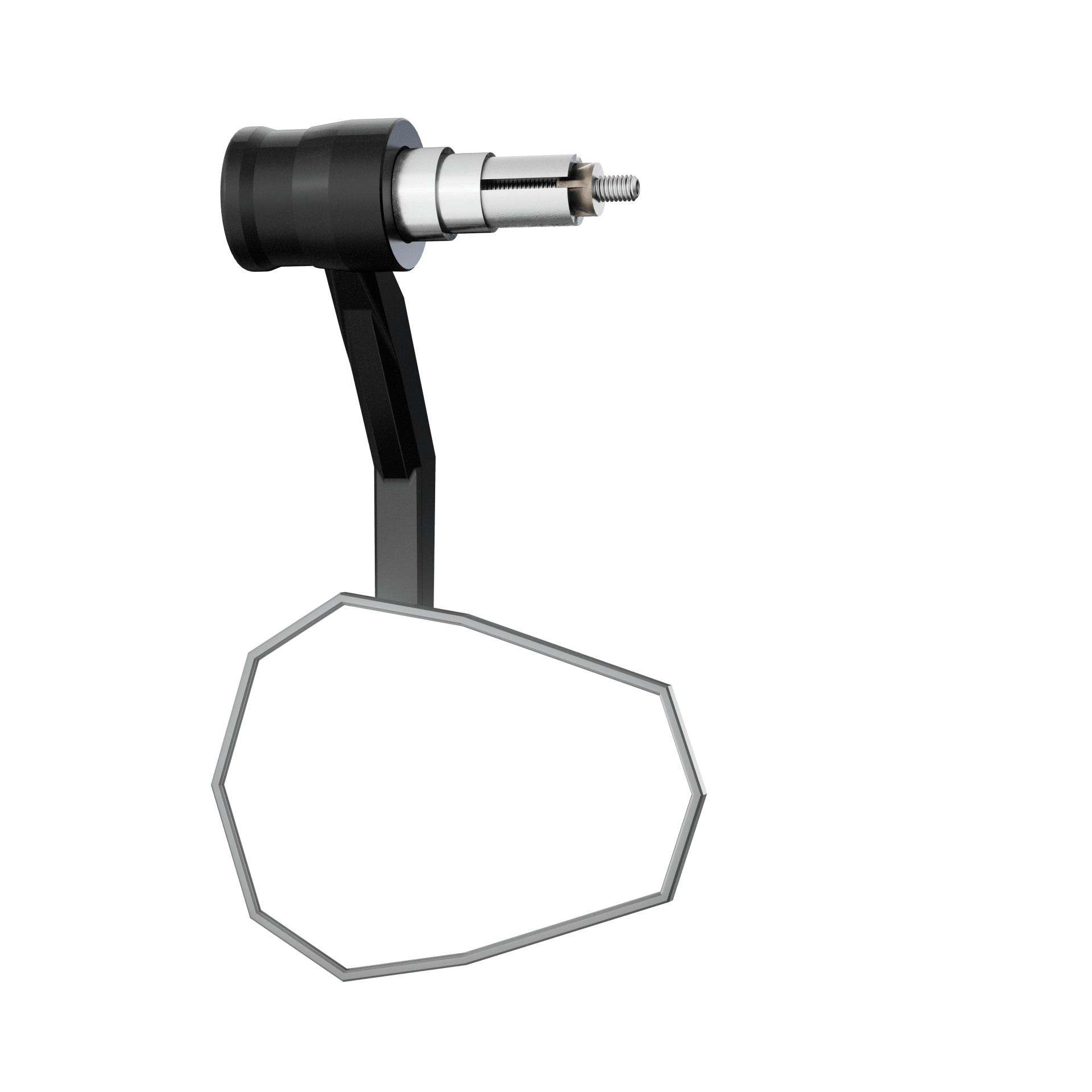 HIGHSIDER STEALTH-RIM X7 Lenkerendenspiegel mit LED Blinker Figura 4