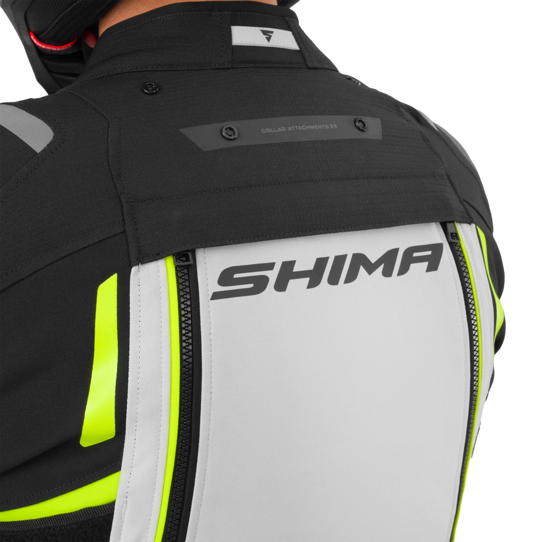 SHIMA Dune 2.0 Motorcycle Textile Jacket black/white/yellow XL Figure 32