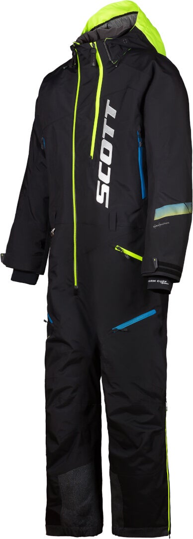 Scott DS Shell Dryo 2023 One Piece Snowmobile Suit black/yellow 2XL Figure 2