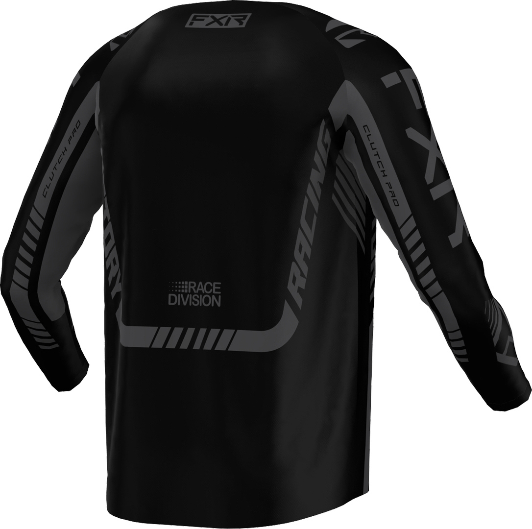 FXR Clutch Pro 2023 Tricou de motocross negru/gri închis 3XL Figura 2