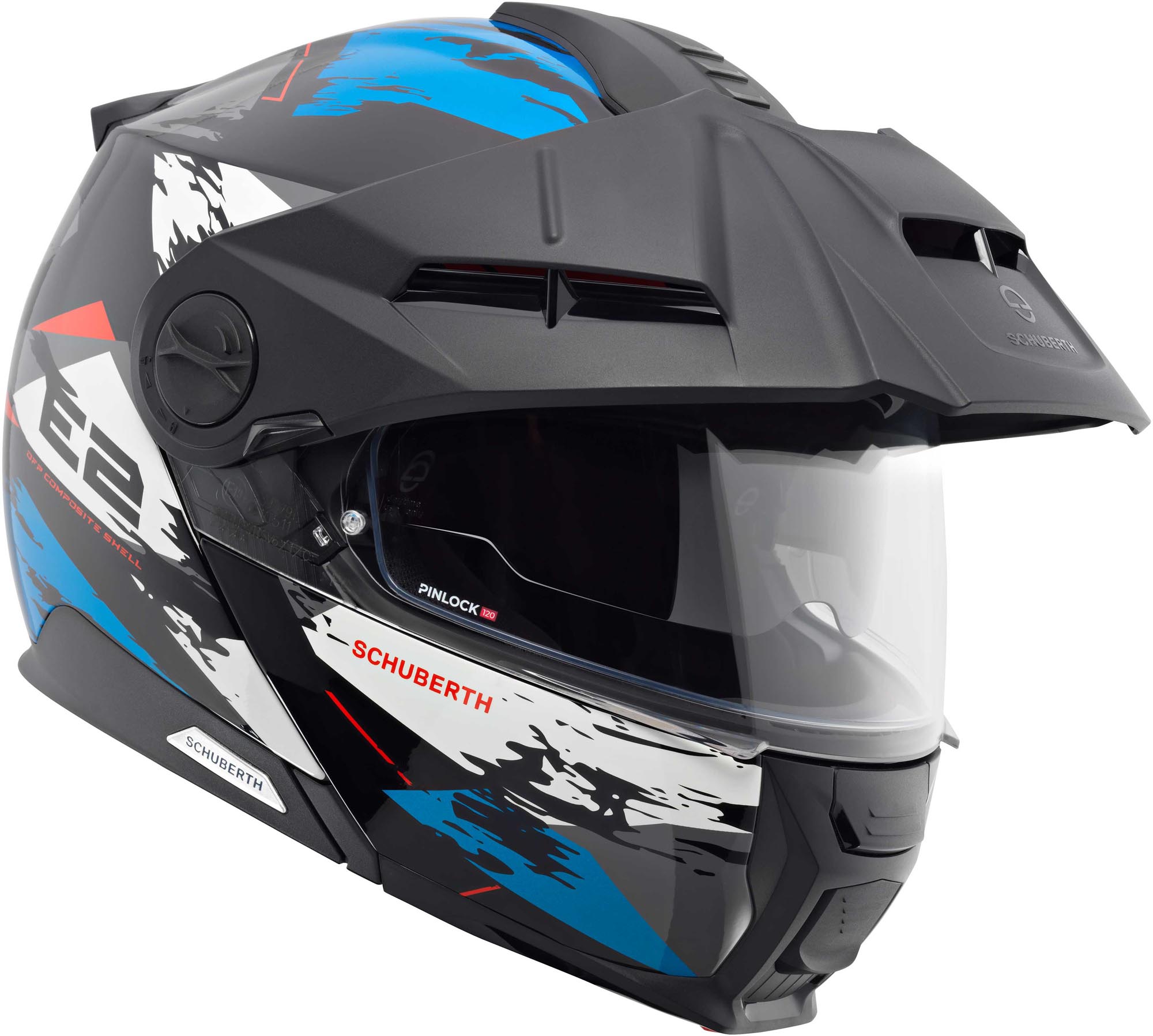 Schuberth E2 Trail Klapphelm blau/schwarz XXL (63) Abbildung 2