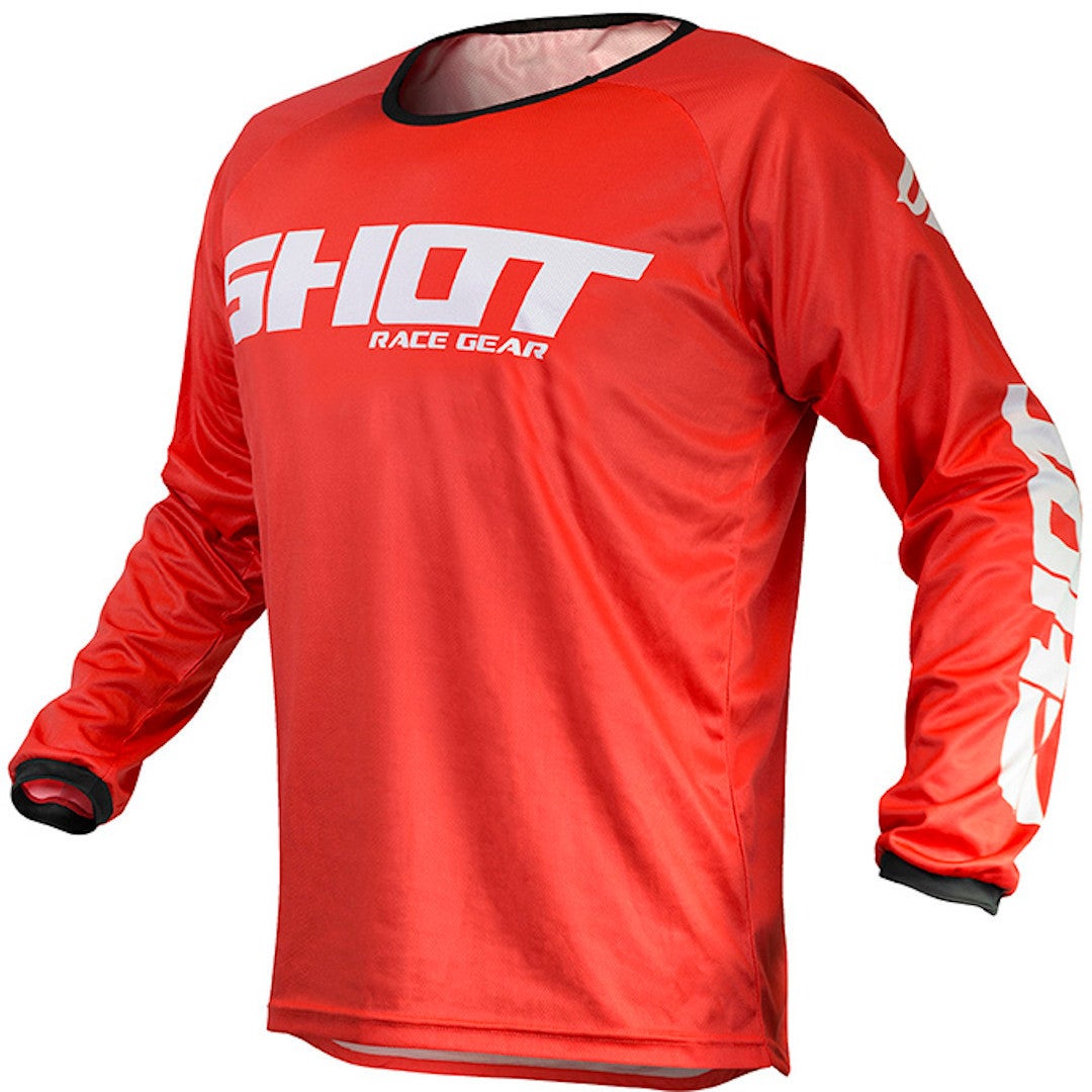 Shot Draw Motocross Jersey rot L Abbildung 1