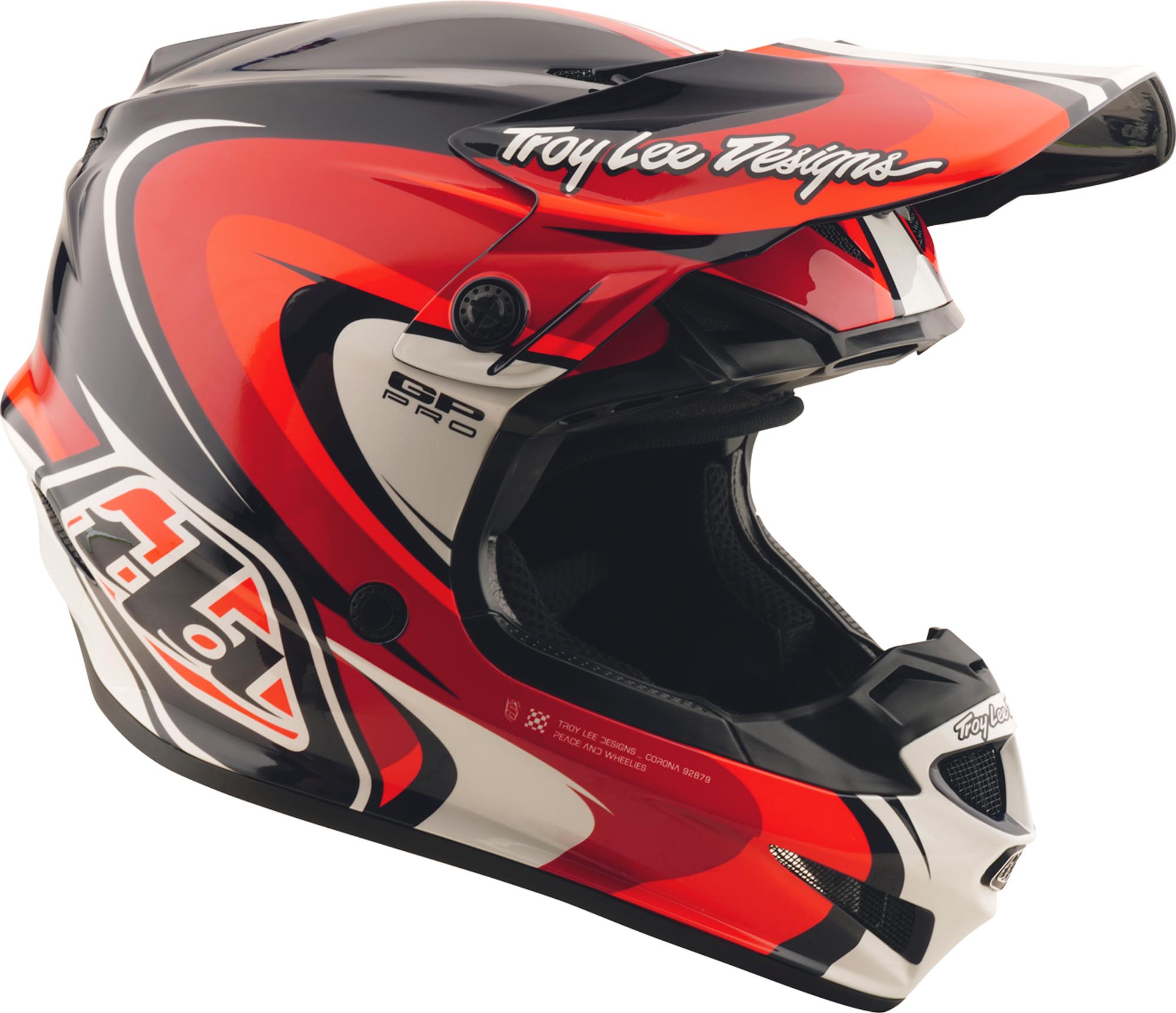 Troy Lee Designs GP Pro Crossover MIPS Motocross Helm dunkelblau/rot S (55/56) Abbildung 7
