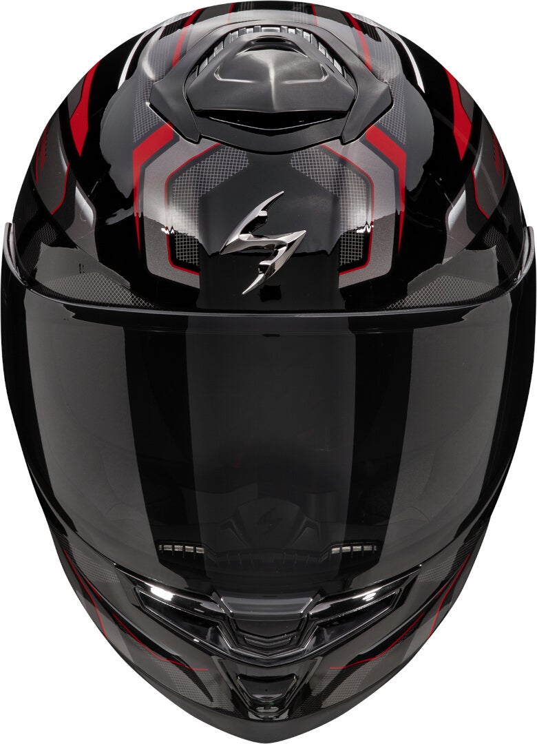Scorpion EXO-GT SP Air Augusta Hjelm sort/grå/rød S (55/56) Figur 3