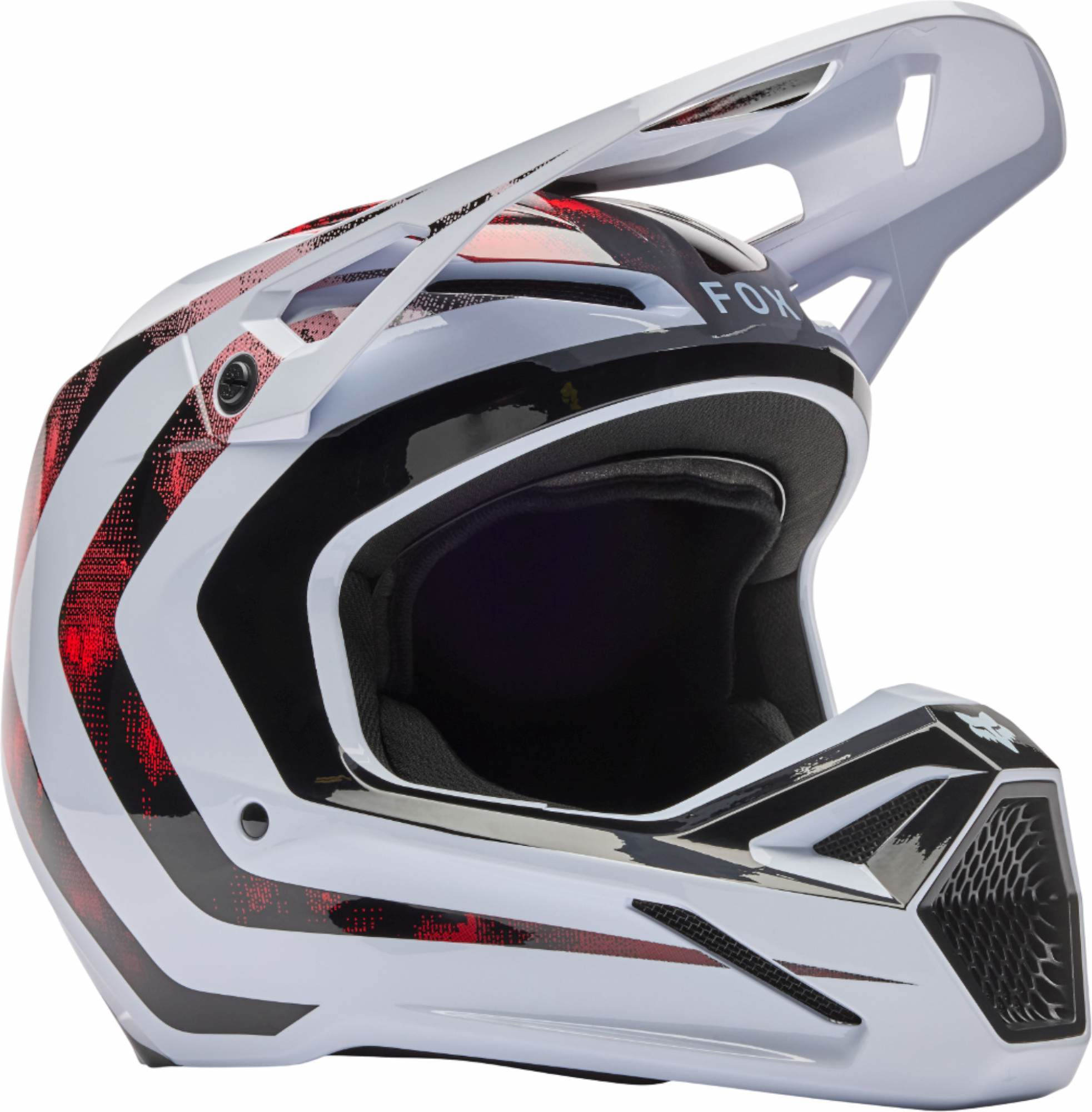 FOX V1 Kairos Casque de motocross Blanc/Rouge S (55/56) Figure 1