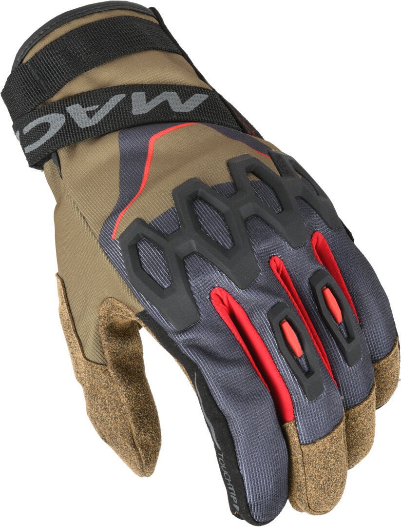 Macna Zairon Motorrad Handschuhe schwarz/braun XL Abbildung 1
